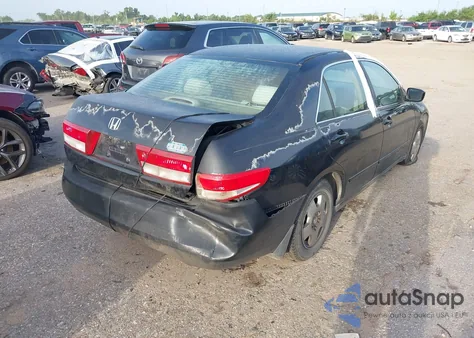2004 Honda Accord 2.4 Lx из США, поврежденный, VIN 1HGCM564X4A090834